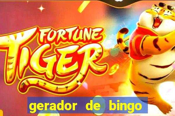 gerador de bingo cha de bebe